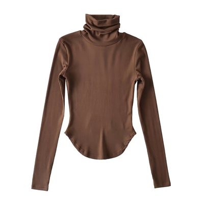 STN辣妹磨毛高领打底衫女