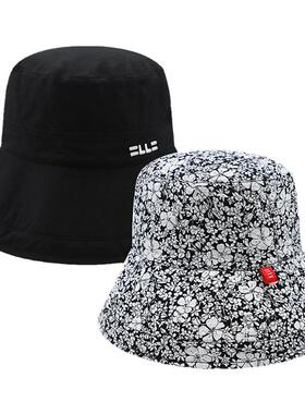 ELLE法式双面戴渔夫帽女夏季防晒