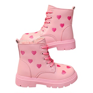 回力女童马丁靴2025新款秋冬季儿童百搭靴子春款小女孩加绒短靴