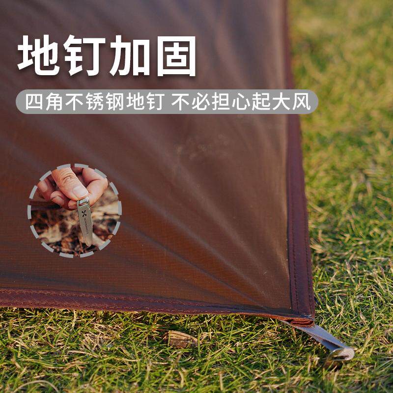 户外便携口袋地布天幕沙滩防潮垫公园沙滩露营帐篷防水地垫野餐垫