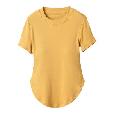 mitaogirl紧身薄款女速短袖t恤