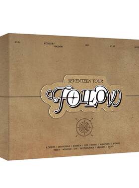韩版 seventeen FOLLOW 写真贴纸海报小卡官方正版周边专辑礼物