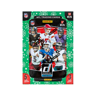 25 Panini Donruss 橄榄球 Winter Holiday Tins收藏卡球星卡盲盒