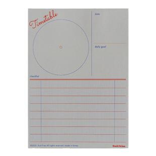 韩国fruitfries复古风ins爆火小众彩色可撕便签本留言本记事备忘