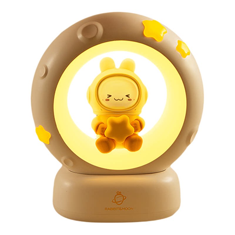 可爱猫咪充电暖光小夜灯伴睡