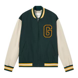 GANT/甘特春秋新款男士学院风撞色外套棒球领运动休闲复古夹克衫