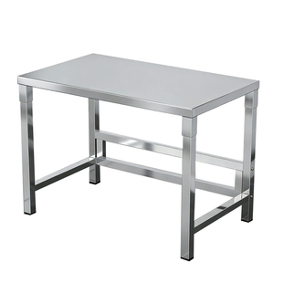 不锈钢工作台实验室仪器桌商用砍骨架奶茶店加厚打包台车间操作台