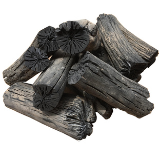 青冈木炭钢炭易燃碳烧烤室内家用无烟碳煮茶火锅白炭原木炭除甲醛