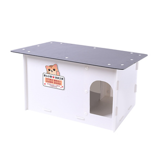 流浪猫窝四季通用防水防雨防晒户外猫窝冬季防寒避雨躲避屋猫房子