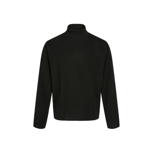 Dream made 美式解构半高领双面绒长袖T恤男秋冬季打底衫内搭上衣