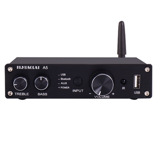 A5电脑桌面HIFI数字功放机家用电脑桌面发烧无损音质音响高低音调
