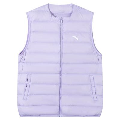 安踏儿童羽绒马甲女童校服内胆