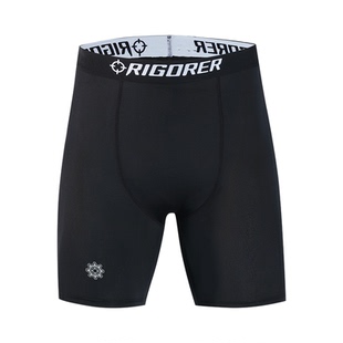 准者短裤紧身裤男四分篮球训练运动田径跑步健身高弹压缩打底裤夏