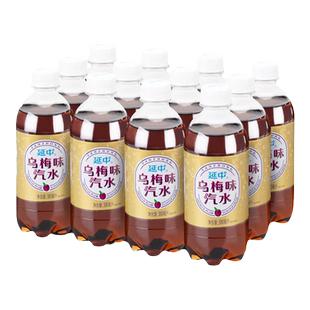 延中乌梅盐汽水380ml*12瓶整箱包邮特价夏日福利小瓶碳酸汽水饮料