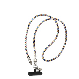 可充电手机挂绳短款手腕式二合一充电数据线高颜值ins风耐用编制