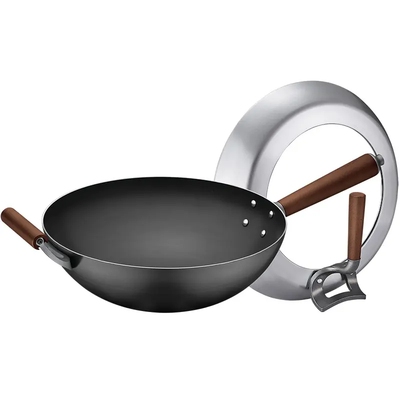 苏泊尔有钛铁不粘无涂层精铁炒锅