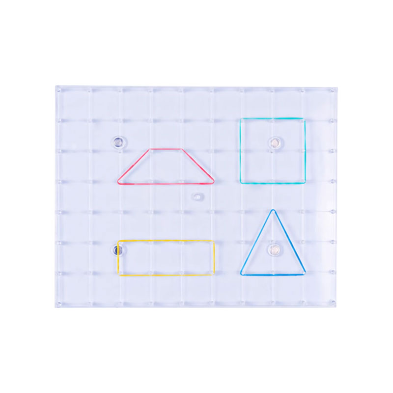 小学数学钉子板几何图形教具钉板一二年级小学生多功能勾形状大号学习教具