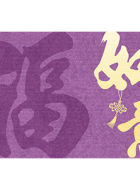 【真防滑】紫色九紫离火入户门地垫脚垫进门门垫防滑地毯紫气东来