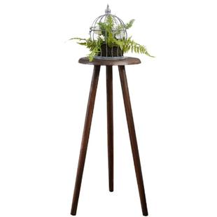 纯实木质客厅落地中式花架子北欧盆景阳台绿箩室内多肉花盆置物架