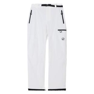 熊猫骆驼三防单板滑雪裤男女防风拒水百搭直筒工装阔腿冲锋裤