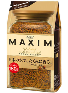 日本maxim高品质速溶无糖黑咖啡