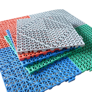 加厚拼接浴室防滑垫淋浴厨房卫生间脚垫厕所PVC镂空隔水防摔地垫