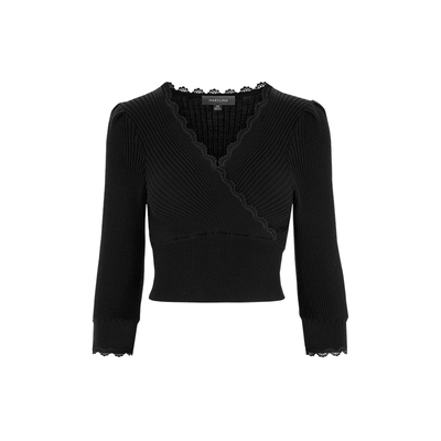 MARYLING黑色针织套头衫