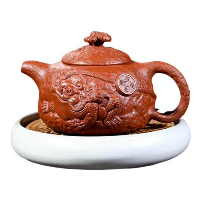 紫砂壶原矿朱泥宜兴纯手工泡茶器