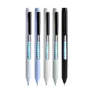 黑科技重力甩甩笔ST笔头刷题笔简约签字笔顺滑速干0.5黑色考试学生圆珠笔专用水笔初中生网红ins文具时空舱笔