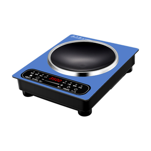 半球凹面电磁炉家用3500W大功率猛火炒菜锅多功能防水电炒锅凹灶