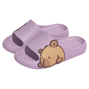 卡皮巴拉儿童拖鞋女童2026夏季新款室内家居厚底静音防滑凉拖男童