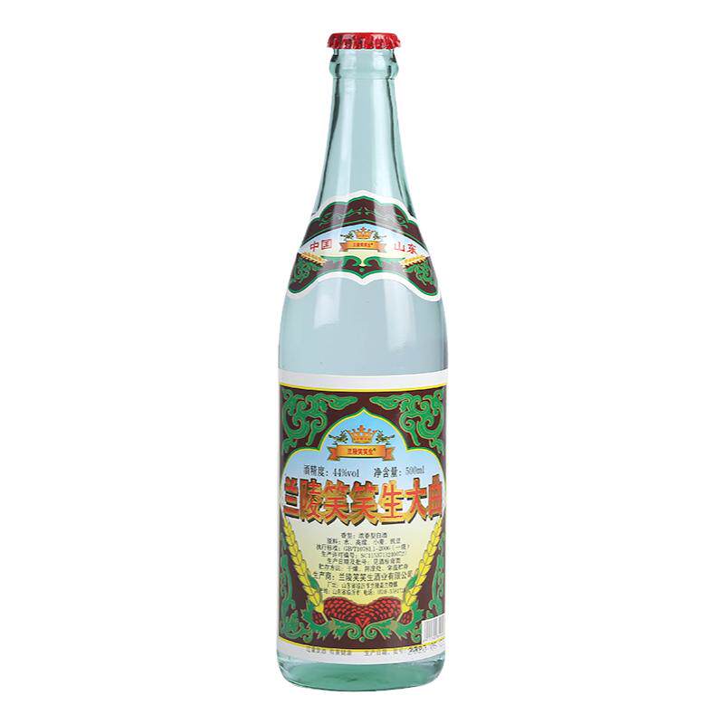 山东兰陵 老酒大曲笑笑生44度纯粮瓶装高粱白酒整箱特价浓香型