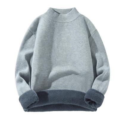 班尼路S&K加绒毛衣男半高领打底