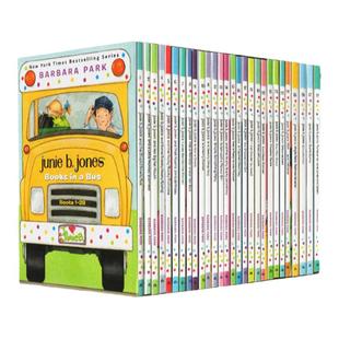 朱尼琼斯校园日记 1-28 28册盒装 Junie B Jones 芭芭拉儿童文学合集 桥梁章节书 英文原版 7-12岁 大音图书