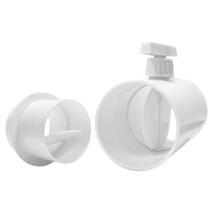 圆形管道止回阀卫生间浴霸换气排气止回阀80 100 110 150 200接管