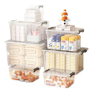 禧天龙收纳箱塑料特大号加厚整理箱搬家带滑轮衣服家用收纳储物箱