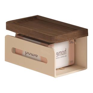 JOJO'S L. PD.Mushroom.胡桃木纸巾架厕纸盒洗脸巾置物架 | 平菇