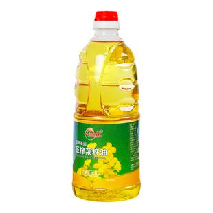 一江秋压榨菜籽油1L农家自榨菜油食用油烹饪油菜籽油小瓶装