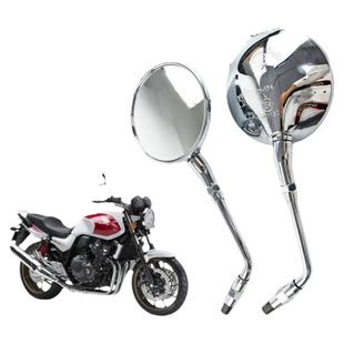 适用本田CB400 Vtec特 CB1300 代新款复古大视野倒车后视镜反光镜