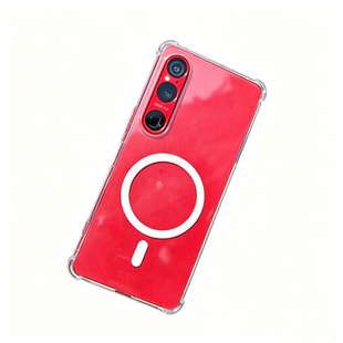 适用索尼XPERIA 1 5 Viii V IV III PRO I手机壳MagSafe磁吸保护套军事防摔全包TPU透明软胶X M2 3 4 6 7 8代