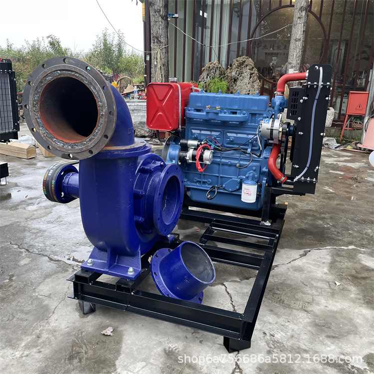 园林喷灌抽水泵 拖拉机悬挂式抽水机 四缸大流量柴油抽水机