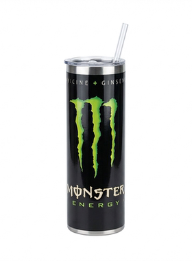 Monster能量饮料不锈钢吸管杯