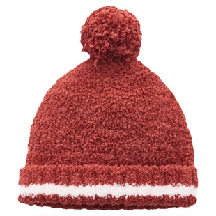 嫚熙婴儿帽子a类半边绒幼儿胎帽秋冬可爱保暖毛绒帽男女童套头帽