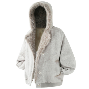 DESIGNSECRETS 25FW座山雕羽绒棉衣外套男士保暖加厚棉服棉袄子潮