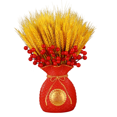 麦穗干花新年乔迁开业装饰品