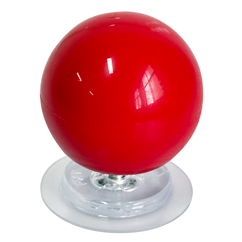 创意红色圆球马桶按压器按钮美甲厕所冲水神器马桶水箱按键加长杆