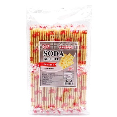 香港GEL芝麻梳打饼干零食饼干