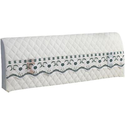 弹力软包床头罩全包布艺床头套