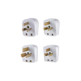 鸿雁插头明装空调插头10A16A32A三孔2脚3脚阻燃电线家用电源插座