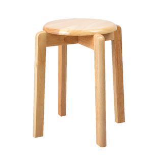 实木方凳可叠放板凳家用餐桌凳梳妆台凳橡木正方形叠凳可移动凳子